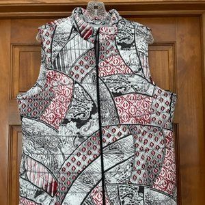 Chico's Weekend quilted puffy vest size 3